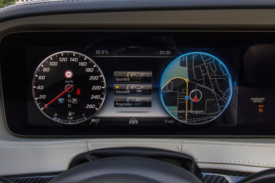 Панель приборов Mercedes-Benz S560 Lang 2017 года  (WW) (фото 23 из 50)